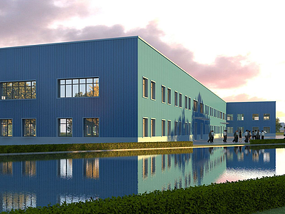 工业厂房外立面设计图-12