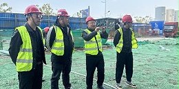 【百联科技】领导深入施工现场视察指导工作